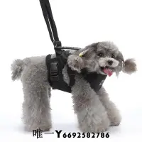 在飛比找Yahoo!奇摩拍賣優惠-多功能狗胸背帶牽引繩小型犬泰迪博美年邁寵物行走輔助帶護身帶