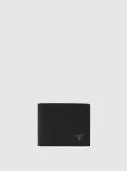 GUESS Men's Black Embossed Pattern Wallet