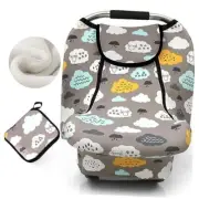 Car Seat Covers for Babies,Winter Autumn Spring Infant Carseat Clouds Sheep