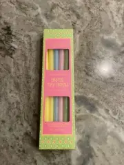 WILLIAMS-SONOMA Easter 10 inch Tiny Tapers Set of 12 Pastel Hand Dipped USA -NEW