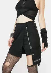 [Dangerfield] Punk Morpho Drill Skort