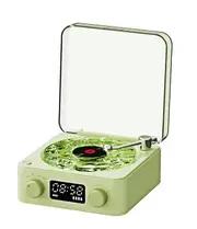Mini Retro White Noise Bluetooth Speaker Portable Vintage Sleep Aid Bluetooth Speaker Subwoofer With RGB Light Support TF Card Green