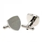 Arsenal FC Stainless Steel Crest Cufflinks Silver One Size
