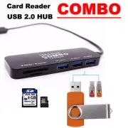 Micro USB Card Reader Hub OTG Cable Adapter For Samsung Galaxy S6 S7 S4 S3 NOTE4