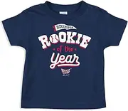 Minnesota Baseball Fans. Rookie of The Year Navy Onesie or Toddler Tee (NB-7T)