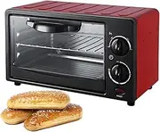 Intelligent Electric Oven, 12L Countertop Convection Toaster, Small Cake Baking Oven Multifunctional Breakfast Machine, 0-230 ℃ Adjustable Temperature Control, for Home Kitchen Restaurants B