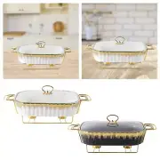 Casserole Tray Chafer Buffet Dish Tray Casserole Dish for Birthday Entertaining