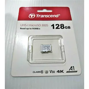Transcend 創見 128GB 300S MicroSD UHS-I U1 記憶卡 無轉卡 128g 手機記憶卡