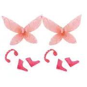 2x 4pc Kruselings Joy Magic Tool Set Fun Play Toy Fairy Accessory For Dolls 3y+