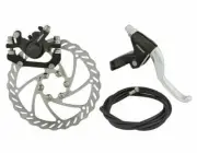 ORIGINAL! DISKETTE BRAKE REAR SET BLACK/CHROME