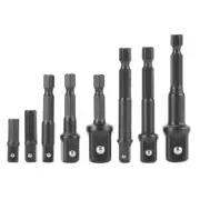 8-Piece Impact Socket Adapter Set | Versatile 1/4", 3/8", 1/2" Sq Drives