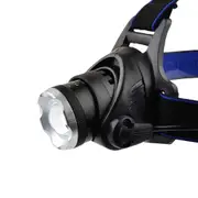 Rechargeable LED Headlamp Waterproof Head Torch for Camping, Hiking & Fishing