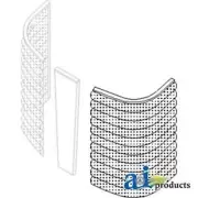 183662M1 Grille Screen Fits Massey Ferguson Tractor 50 65