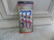 Miller Falls Tools 10 Piece Carabiner Set