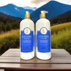 (2-PACK) ERBARIO TOSCANO~COTTON MOISTURIZING BODY WASH 33.8Oz MADE IN ITALY