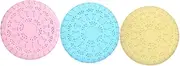 3pcs Training Dog Flying Disc Toy Puppy Bite Disc Toy Chewing Toy Puppy Food Plate Dog Chew Toy Interactive Disc Toy Dog Training Toy Household Dog Toy