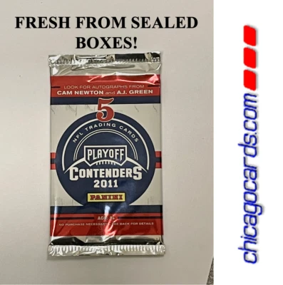 2011 Panini Contenders Football HOBBY Pack Look4 Newton Rookie No Logo AUTO
