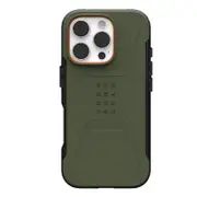 [114444117272] Civilian MagSafe Apple iPhone 16 Pro 6.3" Case Olive Drab, 20ft. Drop Protection