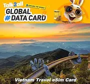 Vietnam Travel eSIM Card [Network Coverage by Vinaphone] Unlimited Data [FUP] Online Delivery (1GB High Speed Daily 15 Days)