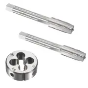 12mm x 1.5 HSS Metric Tap and Die Set Right Hand ThreadTapping DIY Tool 3pcs ...