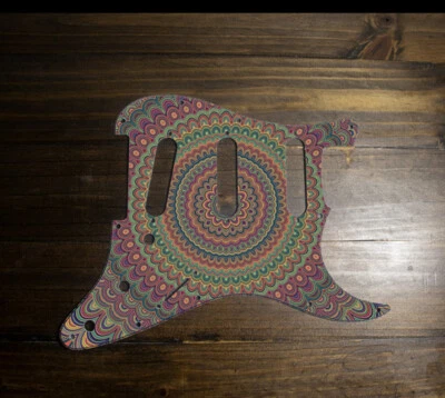 Psychedelic Stratocaster Pickguard