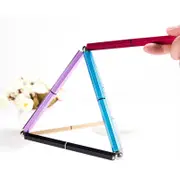 12PCS Christmas Multifunctional Magnetic Decompression Finger Pen Rotate Ballpoint School Toys