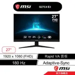 MSI 微星 MSI OPTIX G27C4 E3 27吋 電競螢幕 FHD/180HZ/1MS/可刷卡