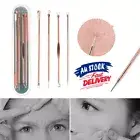 Black Head Tools Pimple Blackhead Set Popper Extractor Remover Tool Stainless