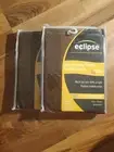 Eclipse Thermaweave Blackout Curtain One Panel 52" x 18" Woven Back Tab Lot Of 2