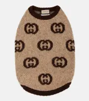 [Gucci] Gucci Interlocking G mohair-blend dog sweater