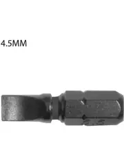 CK Tools Blue Steel Impact Screwdriver Bit 25mm Slotted 4.5mm (T4560 SL45)
