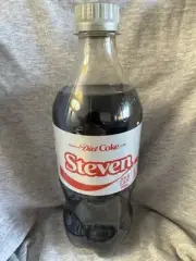 Share A Coke with Steven 2025 Personalized Gift Coca Cola Bottle 20oz Diet