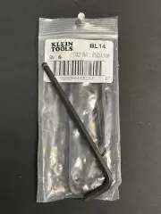 Klein Tools BL14 7/32” Ball End Hex Wrench, USA, 5 Pack