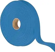 uxcell Double Fold Bias Tape for Sewing, Quilt Binding Cotton Bias Tape Double Fold 1 Inch 25 Yards Fit for Hemming Seaming DIY Crafts Piping - (Blue)