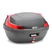 GIVI B47 BLADE Monolock top case without plate, black-red Black Red