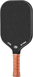 Pickleball Paddle, USA Pickleball Approved, 3K Raw Carbon Fiber Surface (CFS) High Grit & Spin, with 16MM Polypropylene Honeycomb Core, Ideal for Novice and Professional Players