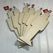 Wood Nutcracker Cutout 6 Unfinished Christmas Craft & DIY Decor Place & Time