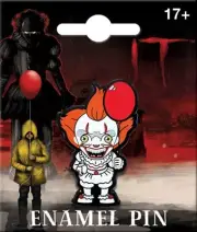 It Movies Pennywise with Balloon Chibi Image Thick Metal Enamel Pin NEW UNUSED