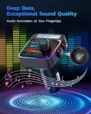 54W Bluetooth 5.3 Car Adapter with 4 Charging Ports [PD 36W & QC3.0 18W]