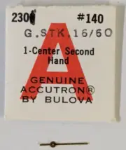 NOS Bulova Accutron Watch 2301 Center Second Hand #140 GOLD STICK 16/60