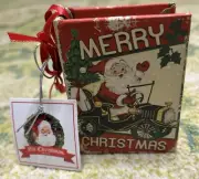 Mr. Christmas Wind up Music Box Book Merry Christmas Jolly Old St. Nicholas Song