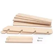 [Generic] Wooden Risers For Decor,4-Layer Jewelry Showcase Tray | Perfume Display Shelf, Creative Jewelry Showcase Tray For Cupcakes, Perfume, Jewelry