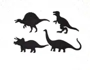 Dinosaurs Mini T-Rex Stegosaurus Jurassic Triceratops Metal Dies Standard Thin