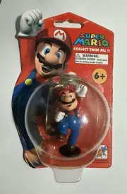 Super Mario Jumping Pose PopCo Collect Them All 2 1/2" Mini Figure Sealed
