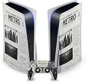 Official Assassin's Creed Newspaper Syndicate Graphics Vinyl Faceplate Sticker Gaming Skin Decal Cover Compatible with Sony PlayStation 5 PS5 Disc Edition Console & DualSense Controller
