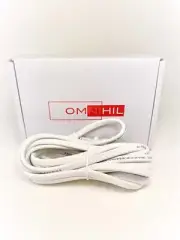 8 Ft cord for Abdtech LED Mini Projector 1200 Lumens Theater projectors (White)
