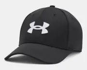 Men's UA Blitzing Cap Black / White Under Armour Hat NEVER WORN Large / XL