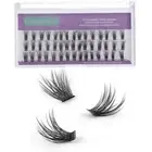 C Curl Lashes Volume Individual Lash 3D 24 Clusters DIY Lash Extension Kit