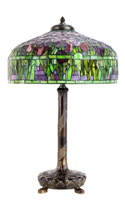 Reproduction Tulip Table Lamp With Metal Base