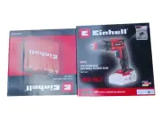 Einhell Cordless Drywall Screw Gun 18V & 14" Tool Case Set